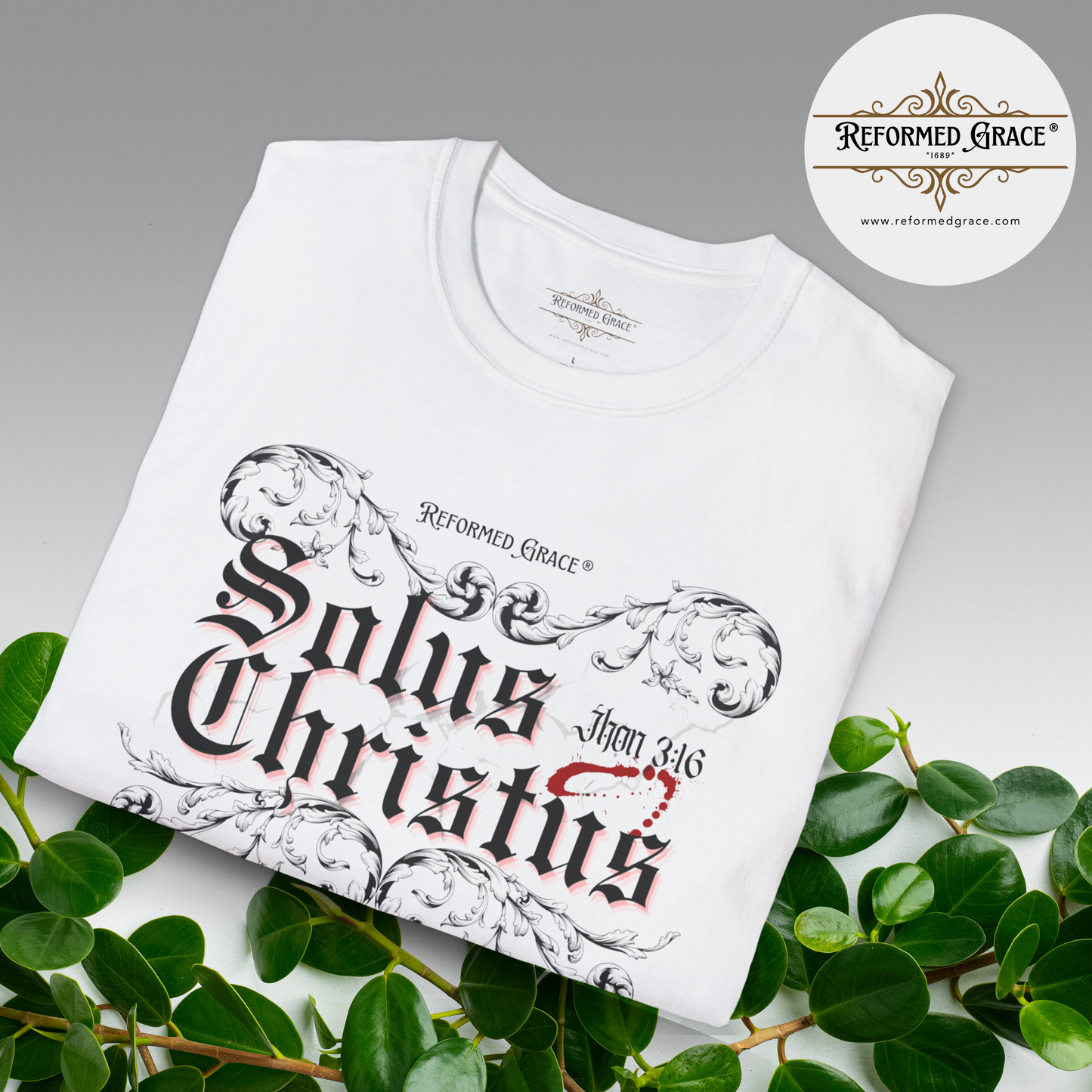 Solus Christus – Reformed Grace 5 Solas Collection Unisex T-Shirt