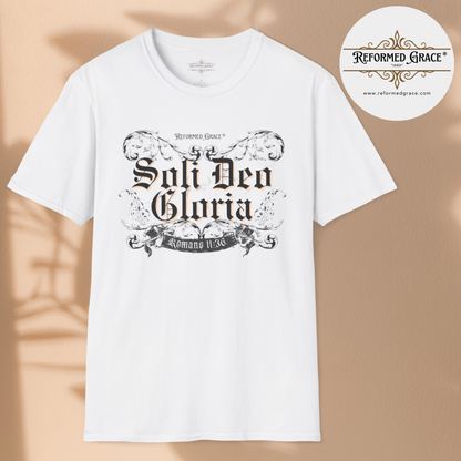 Soli Deo Gloria – Reformed Grace 5 Solas Collection Unisex T-Shirt